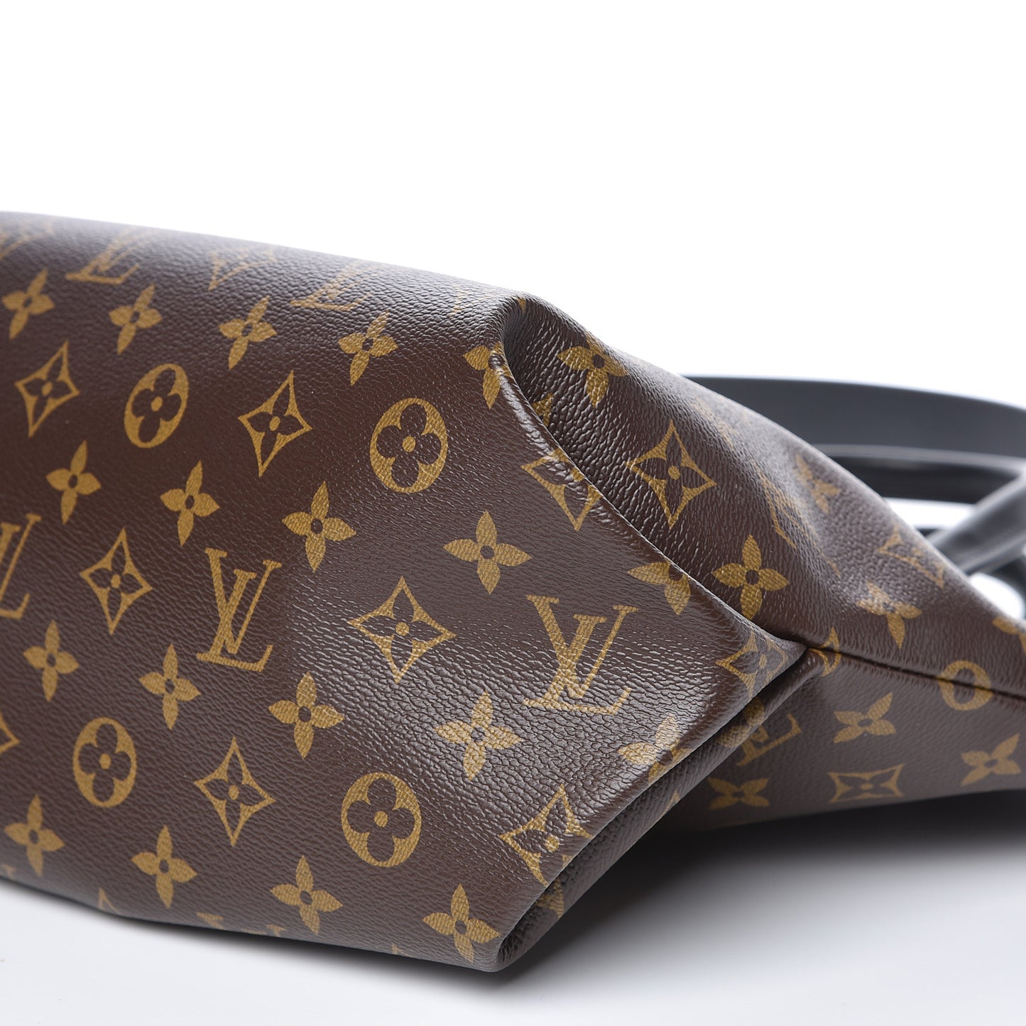 Monogram Flower Zipped Tote MM Black