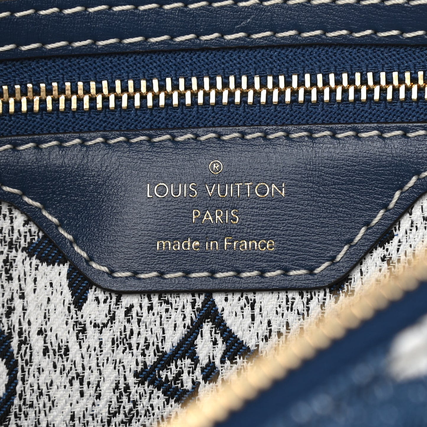 Monogram Jacquard Denim Speedy Bandouliere 25 Bleu