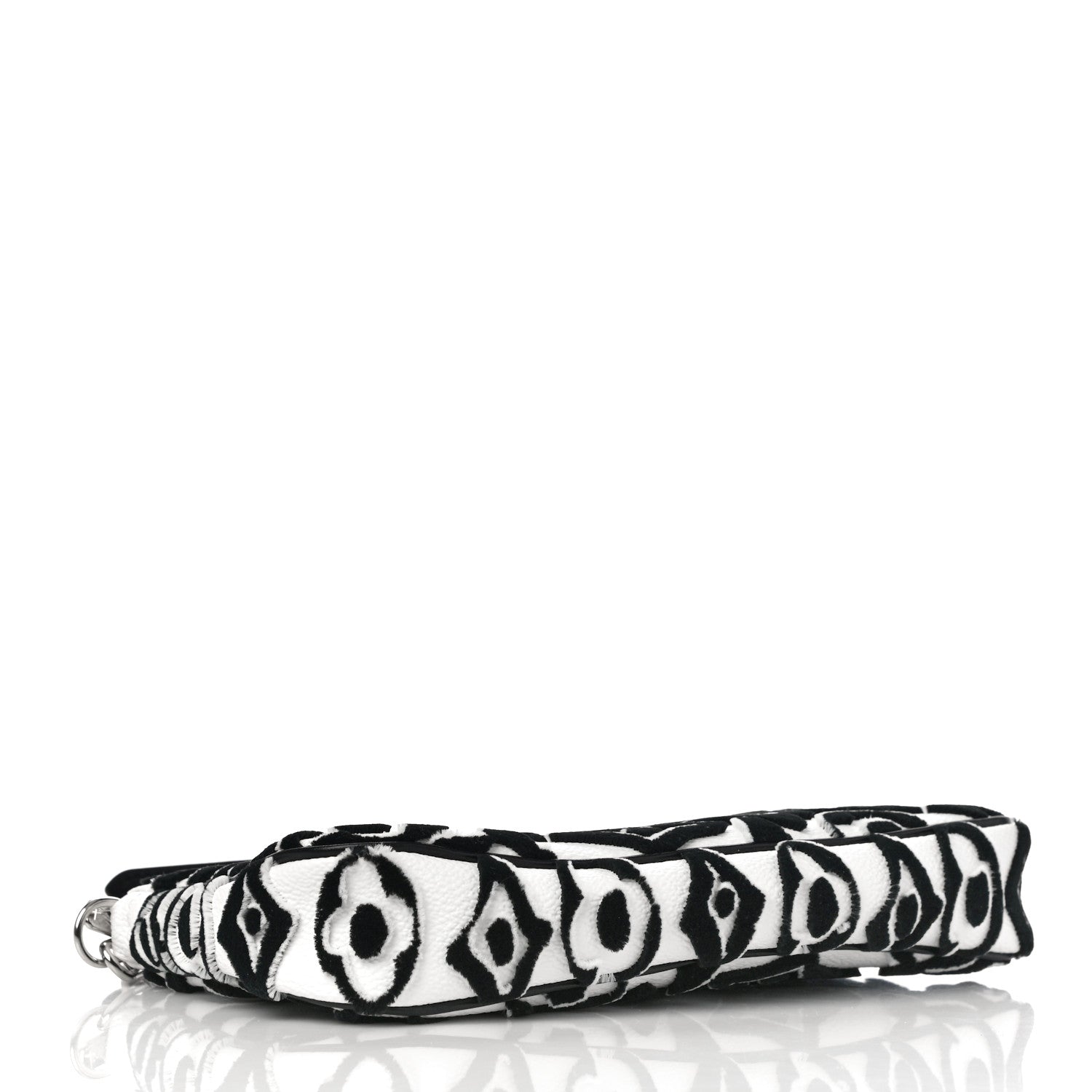 Louis Vuitton X UF Tufted Monogram Pochette Accessories White Black 4 of 9