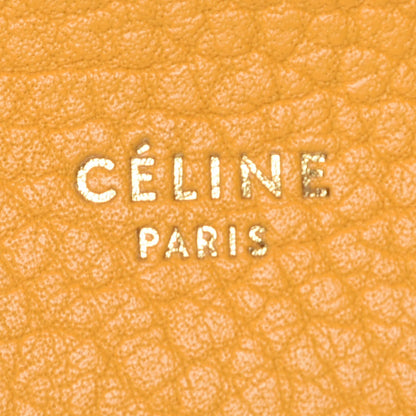 Celine Crisped Calfskin Medium Hobo Saffron 10 of 11