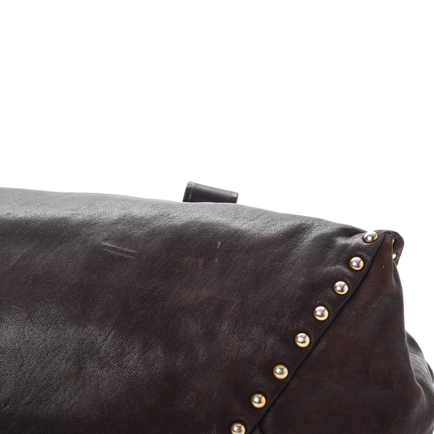 Prada Nappa Studded Aviator Shopping Tote Caffe 26 of 28