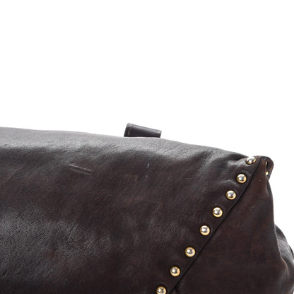 Prada Nappa Studded Aviator Shopping Tote Caffe 26 of 28