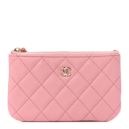 Chanel Caviar Quilted Small Cosmetic Case Light Pink 1 of 8