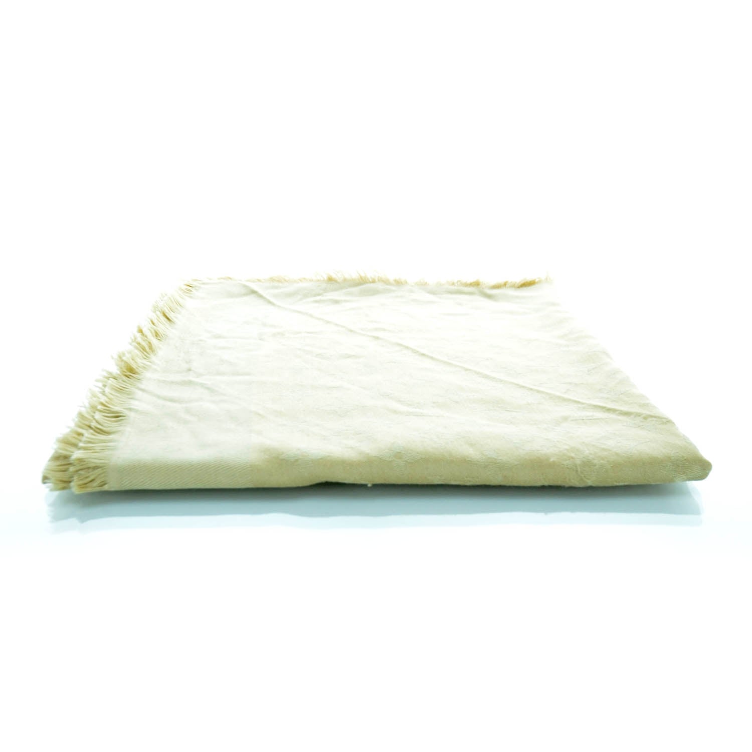 Louis Vuitton Silk and Wool Monogram Shawl 1 of 4