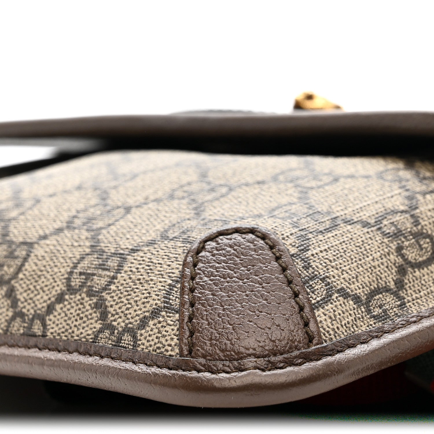 Gucci GG Supreme Monogram Neo Vintage Web Belt Bag Brown 11 of 16