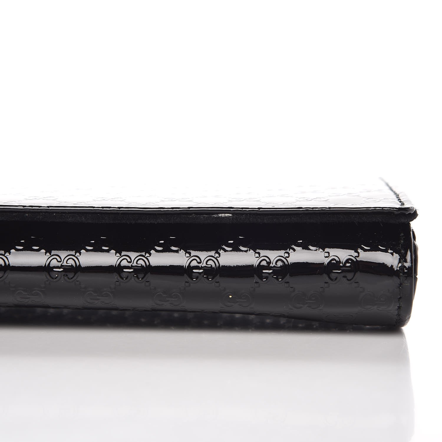 Gucci Patent Microguccissima Small Broadway Clutch Black 8 of 8