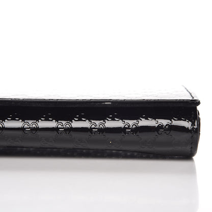 Gucci Patent Microguccissima Small Broadway Clutch Black 8 of 8
