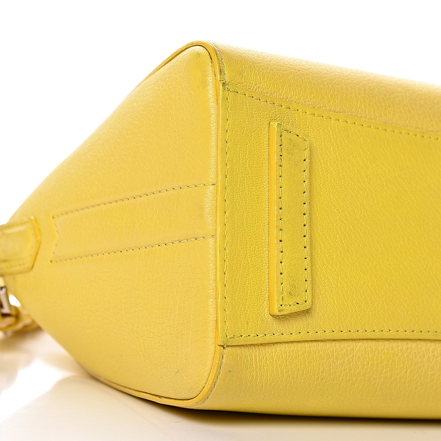 Givenchy Sugar Goatskin Mini Antigona Yellow 8 of 20