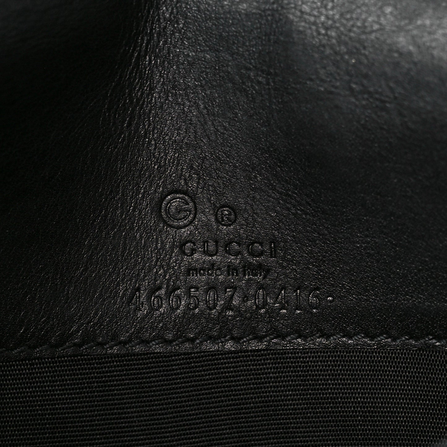 Microguccissima Crossbody Wallet Black