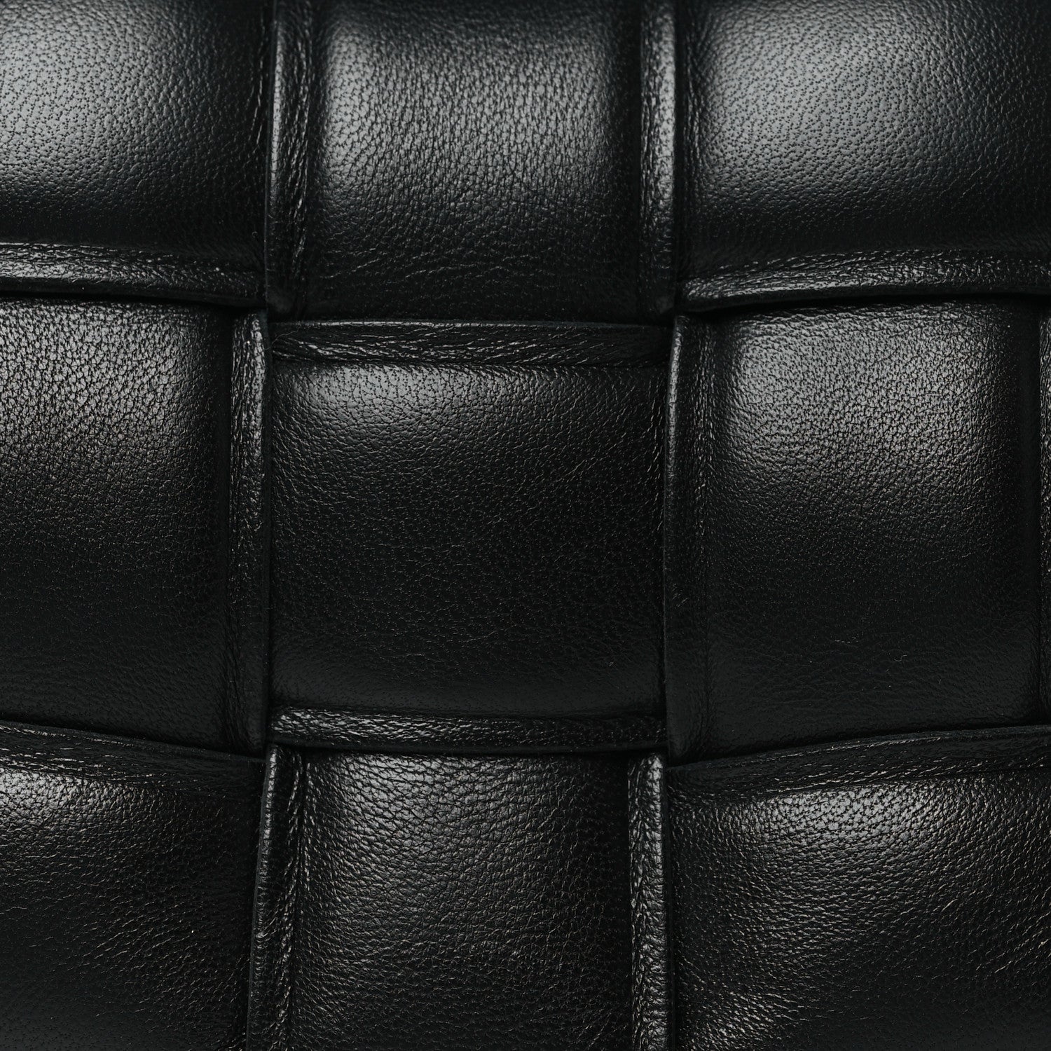 Bottega Veneta Nappa Maxi Intreccio Small Padded Cassette Crossbody Bag Black 8 of 10