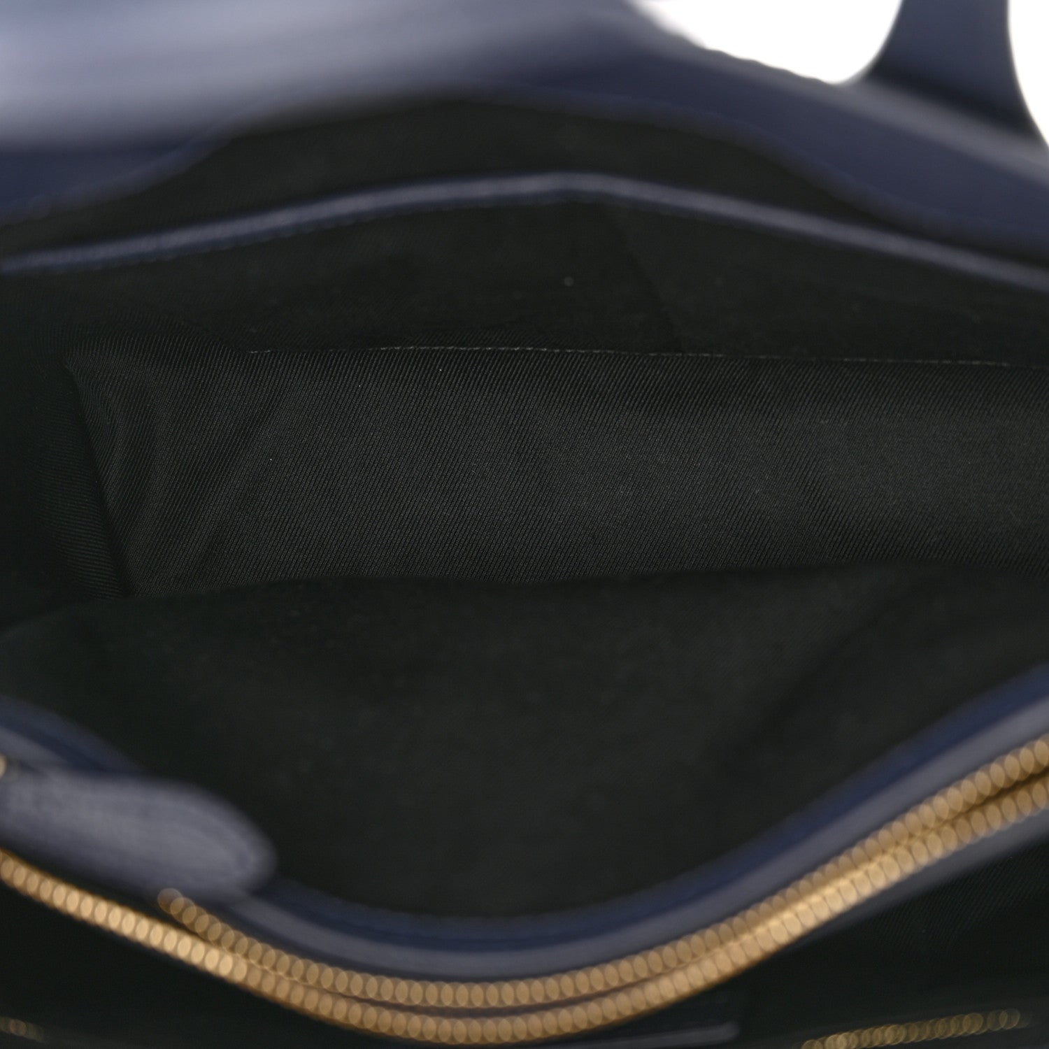 Burberry Derby Calfskin Vintage Check Medium Banner Tote Regency Blue 5 of 11