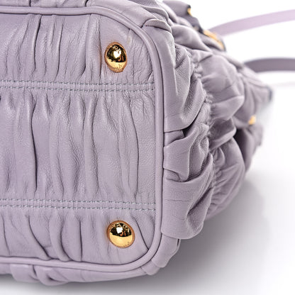 Prada Nappa Gaufre Tote Glicine 11 of 12