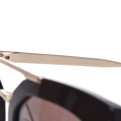 Prada Acetate Cinema Sunglasses SPR 09Q Black 5 of 7