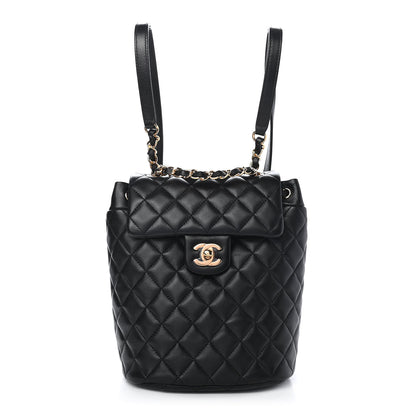 Chanel Lambskin Quilted Mini Urban Spirit Backpack Black 1 of 8
