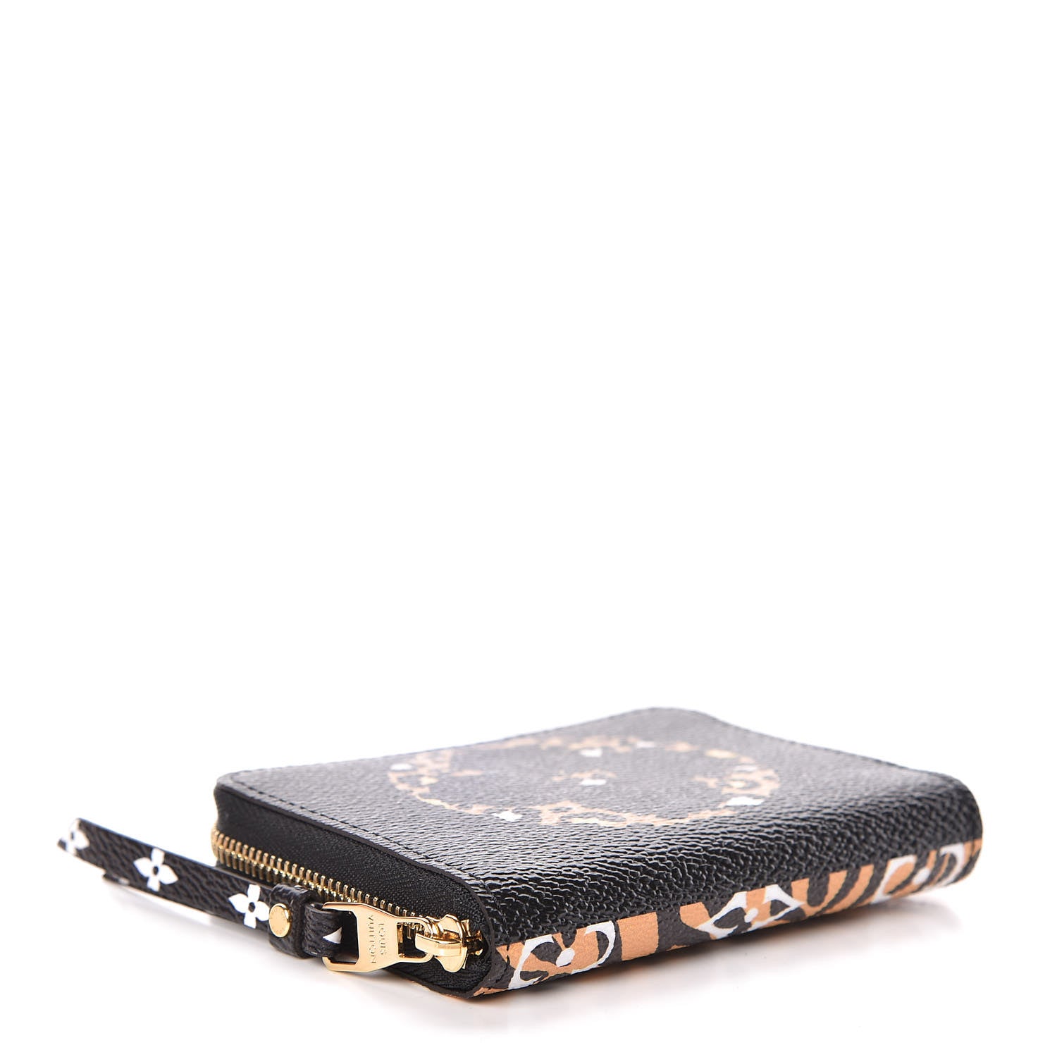 Louis Vuitton Monogram Giant Jungle Zippy Coin Purse Black 4 of 8