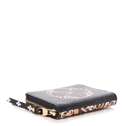 Louis Vuitton Monogram Giant Jungle Zippy Coin Purse Black 4 of 8