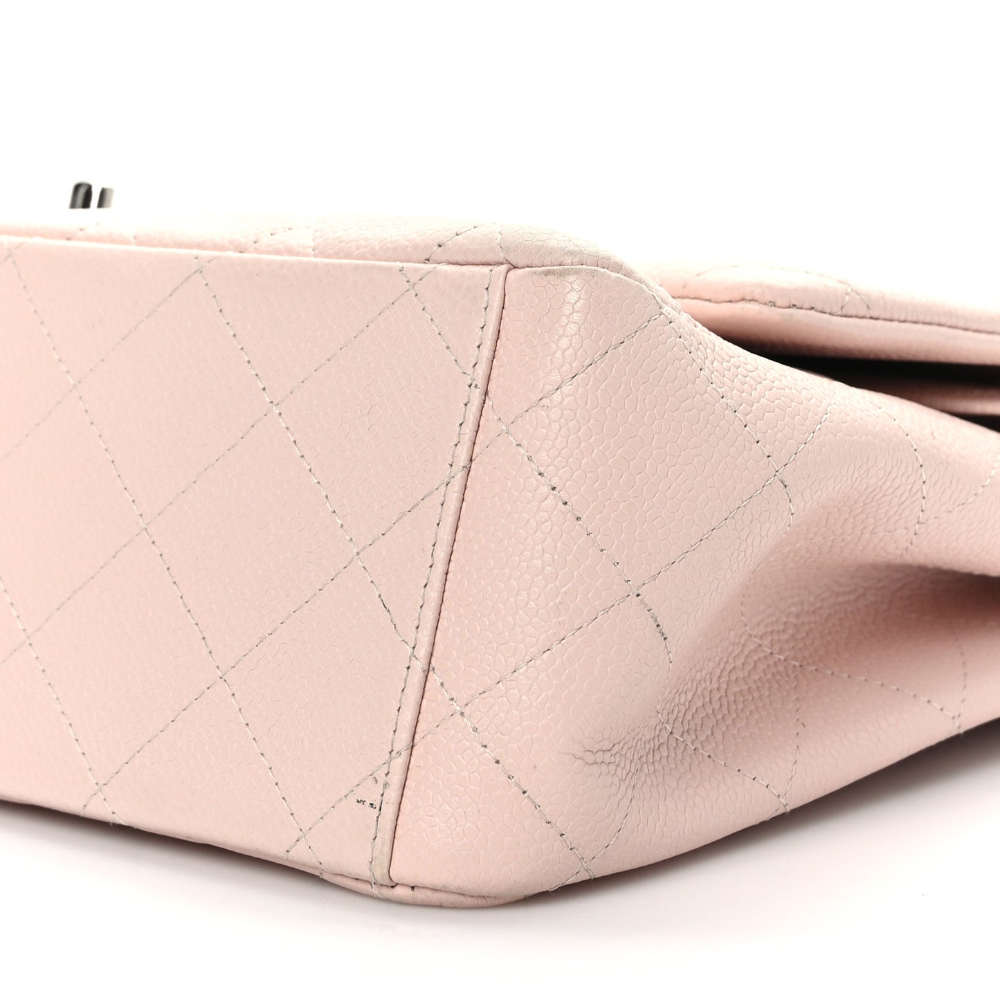 Caviar Maxi Double Flap Light Pink