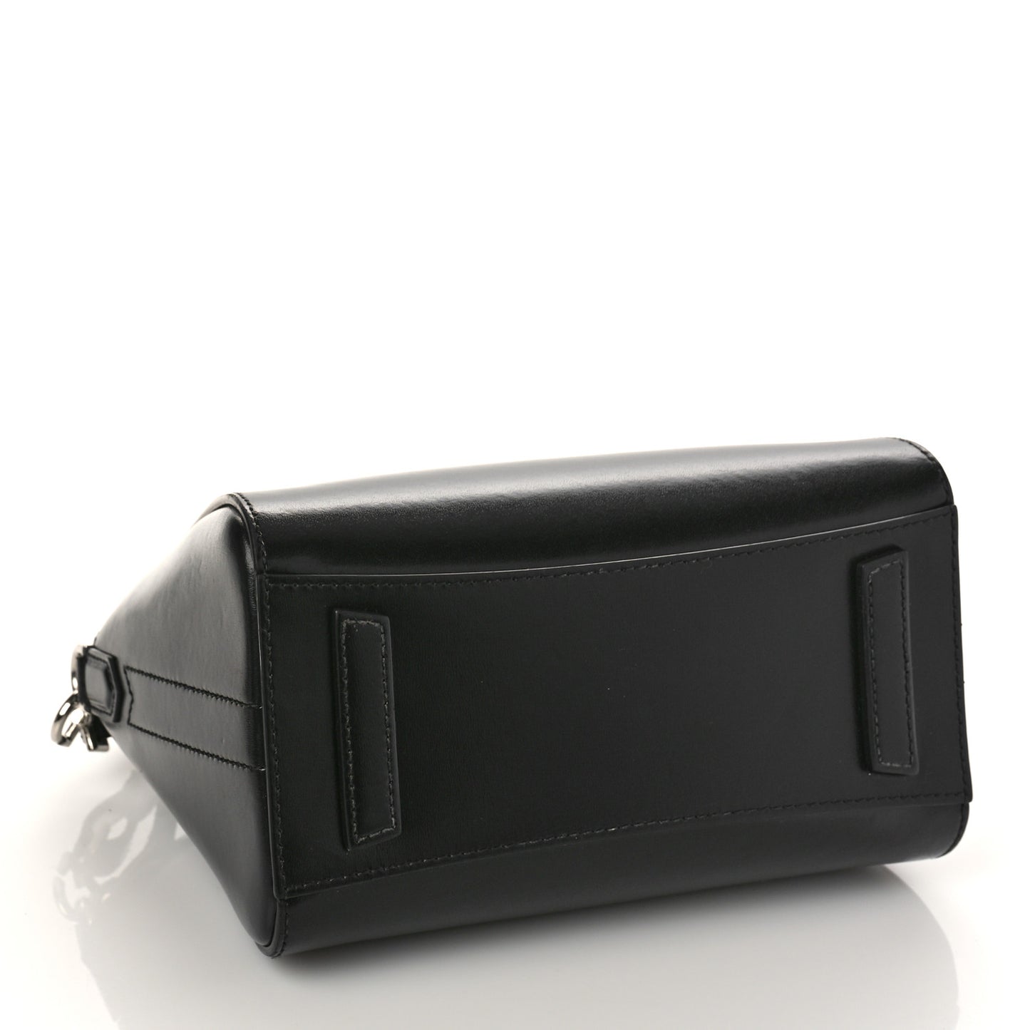 Shiny Lord Calfskin Mini Antigona Black