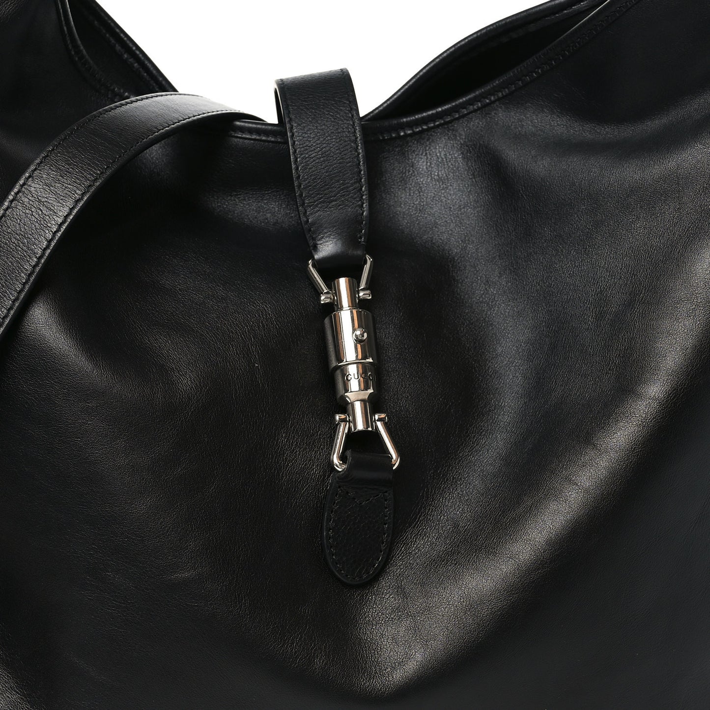 Calfskin Large Jackie 1961 Shoulder Bag Black