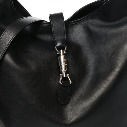 Gucci Calfskin Large Jackie 1961 Shoulder Bag Black 6 of 8