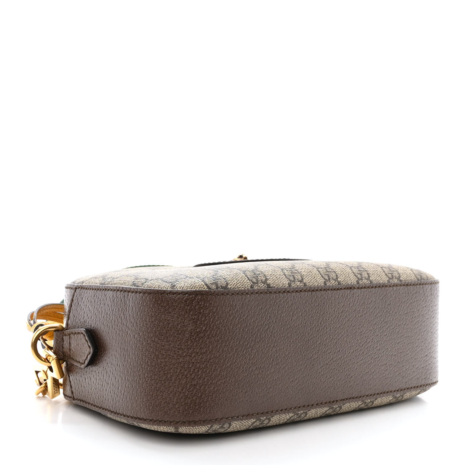 Gucci GG Supreme Monogram Web Neo Vintage Shoulder Bag Beige New Acero Crop 4 of 12