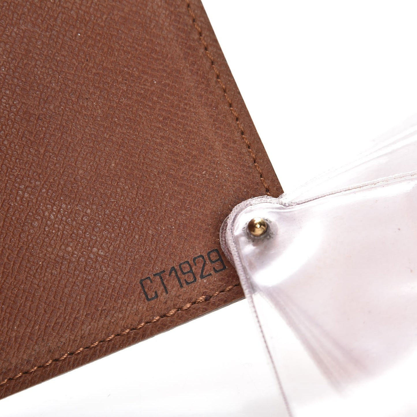 Monogram Credit Card Photo Holder