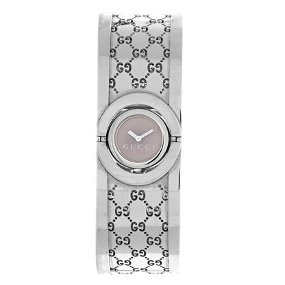 Gucci Stainless Steel 23mm Twirl Quartz Watch Brown 1 of 4