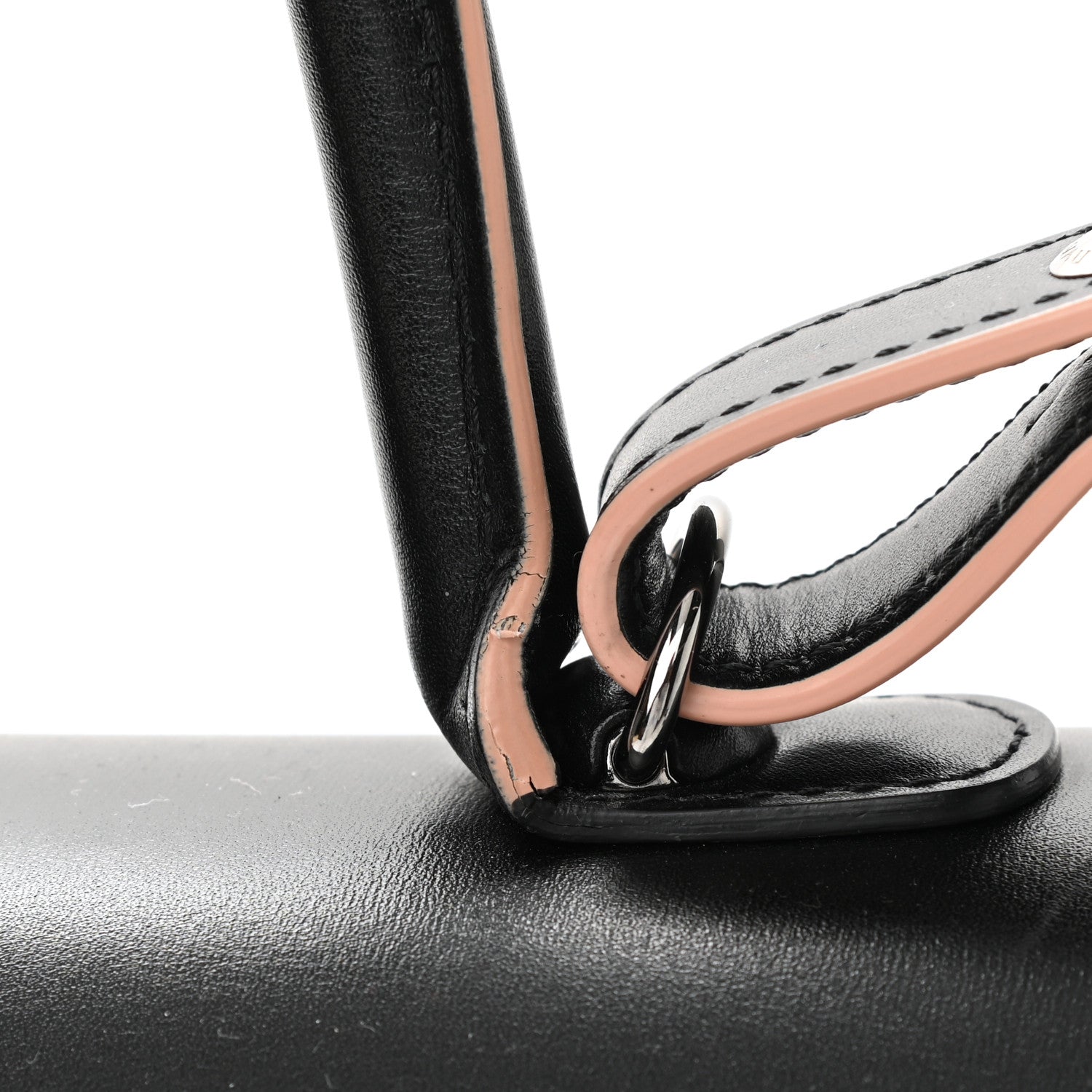 Delvaux Boxed Calfskin MM Magic Brillant Satchel Black Multicolor 16 of 17