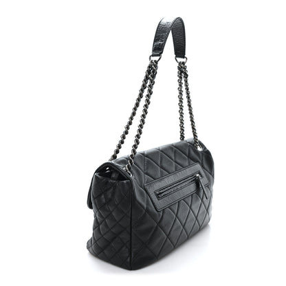 Chanel Caviar Quilted Coco Casual Flap Black 3 of 10