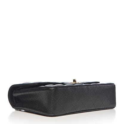 Chanel Caviar Quilted Medium Double Flap Black 4 of 17