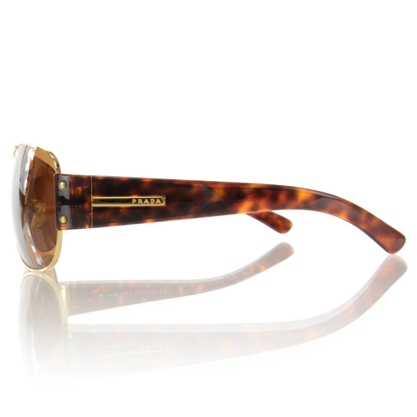 Tortoise Shell Aviator Sunglasses SPR 52G