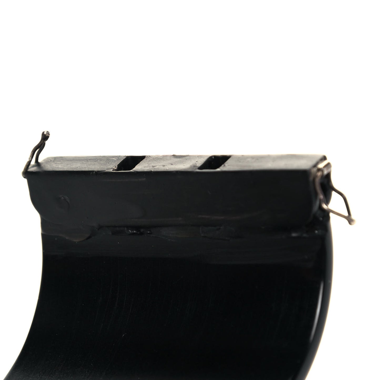 Crystal Marquise CC Logo Cuff Bracelet Black Multicolor