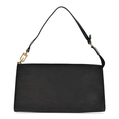Louis Vuitton Epi Pochette Accessories 24 Black 1 of 9