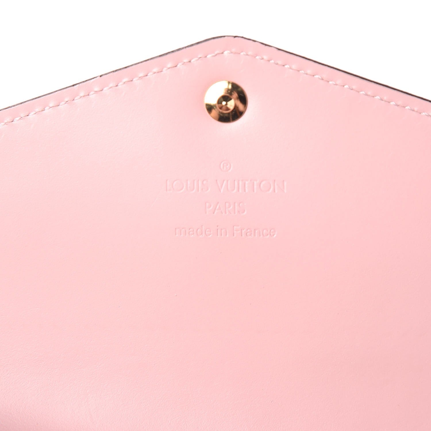 Louis Vuitton Vernis Sarah Compact Wallet Rose Ballerine 6 of 8