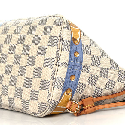 Louis Vuitton Damier Azur Summer Trunks Neo Neverfull MM 10 of 11