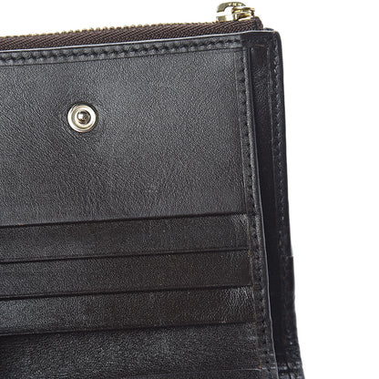 Burberry Haymarket Check Medium Leighton Wallet Chocolate 12 of 14