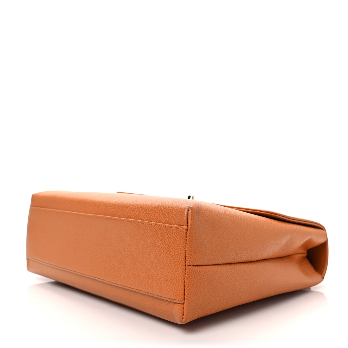Caviar Jumbo Kelly Flap Dark Beige