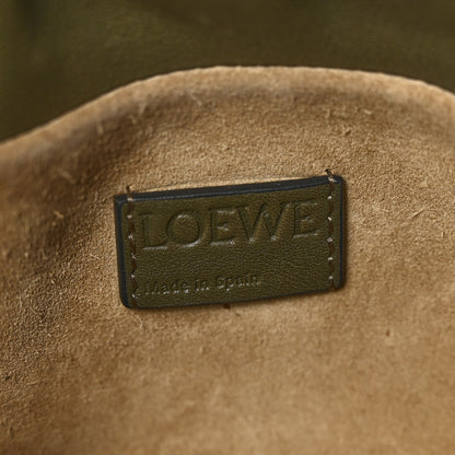 Loewe Mellow Nappa Medium Donut Chain Flamenco Knot Clutch Dark Khaki 6 of 12