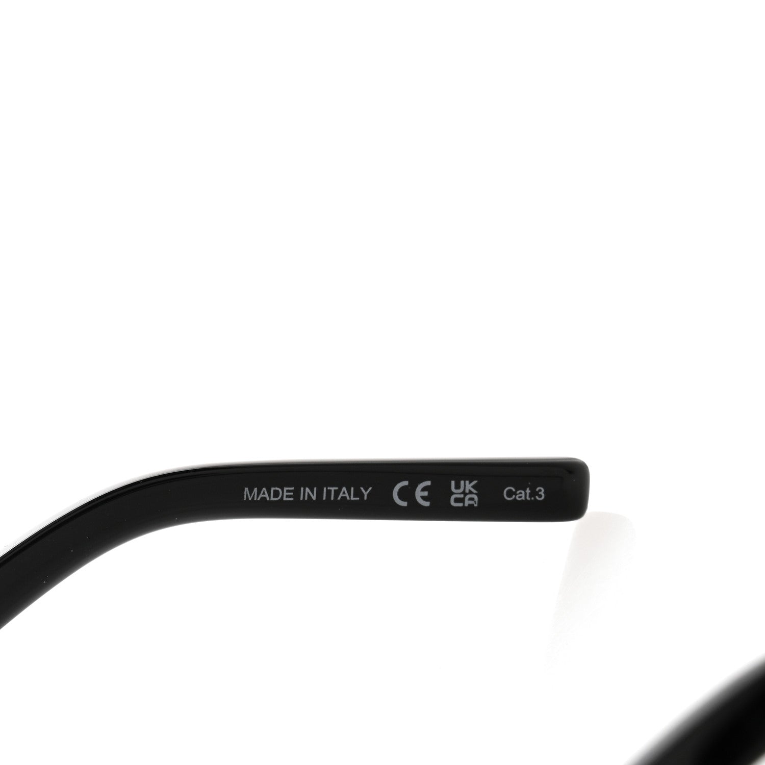 Saint Laurent Acetate Mica Cat Eye Sunglasses SL 276 Black 7 of 8