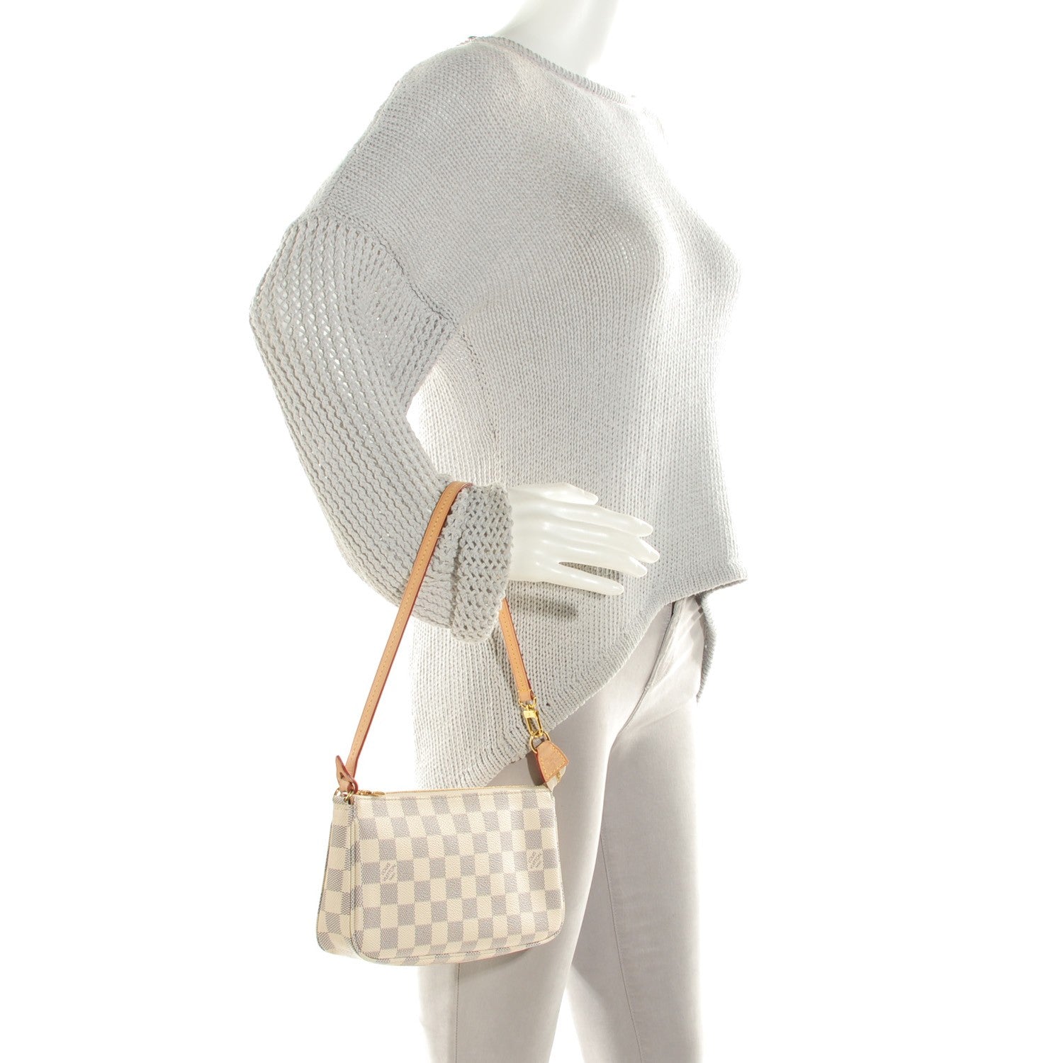 Louis Vuitton Damier Azur Pochette Accessories NM 2 of 7
