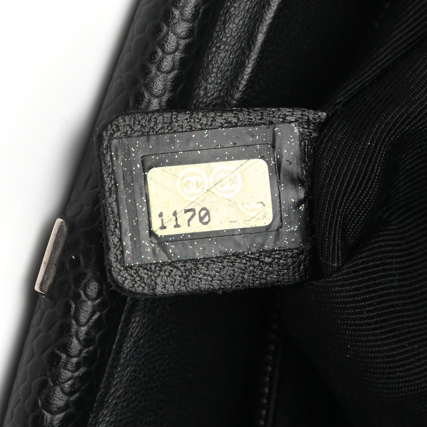 Caviar Quilted Timeless Clutch Black