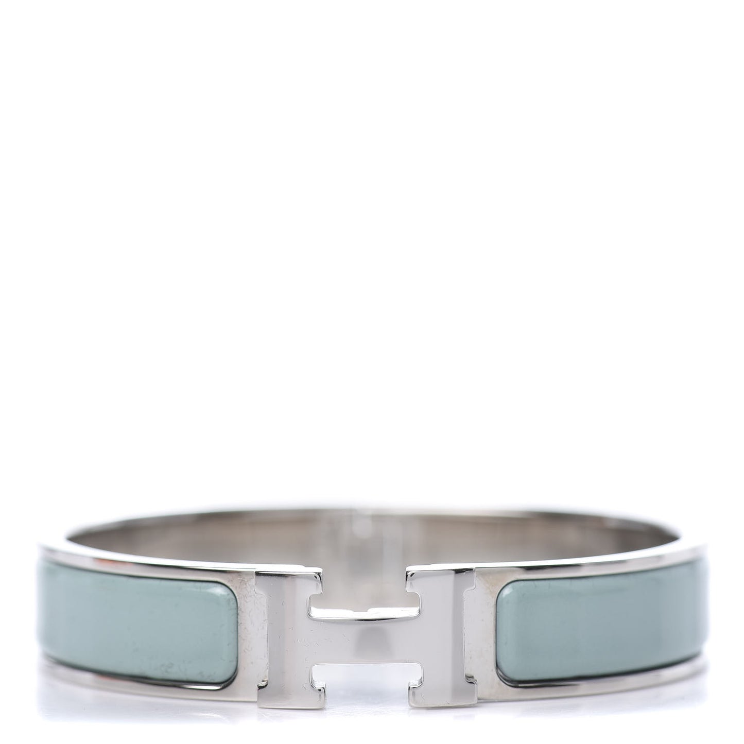 Enamel Narrow Clic Clac H Bracelet PM Lagon