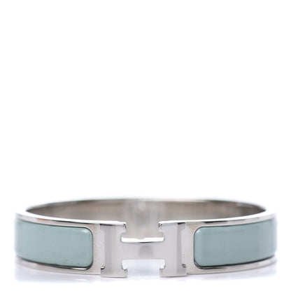 Hermes Enamel Narrow Clic Clac H Bracelet PM Lagon 1 of 5