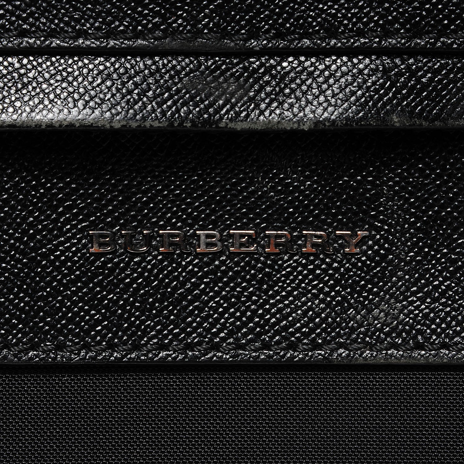 Burberry Smoked Check Carry-On Suitcase Black 9 of 10