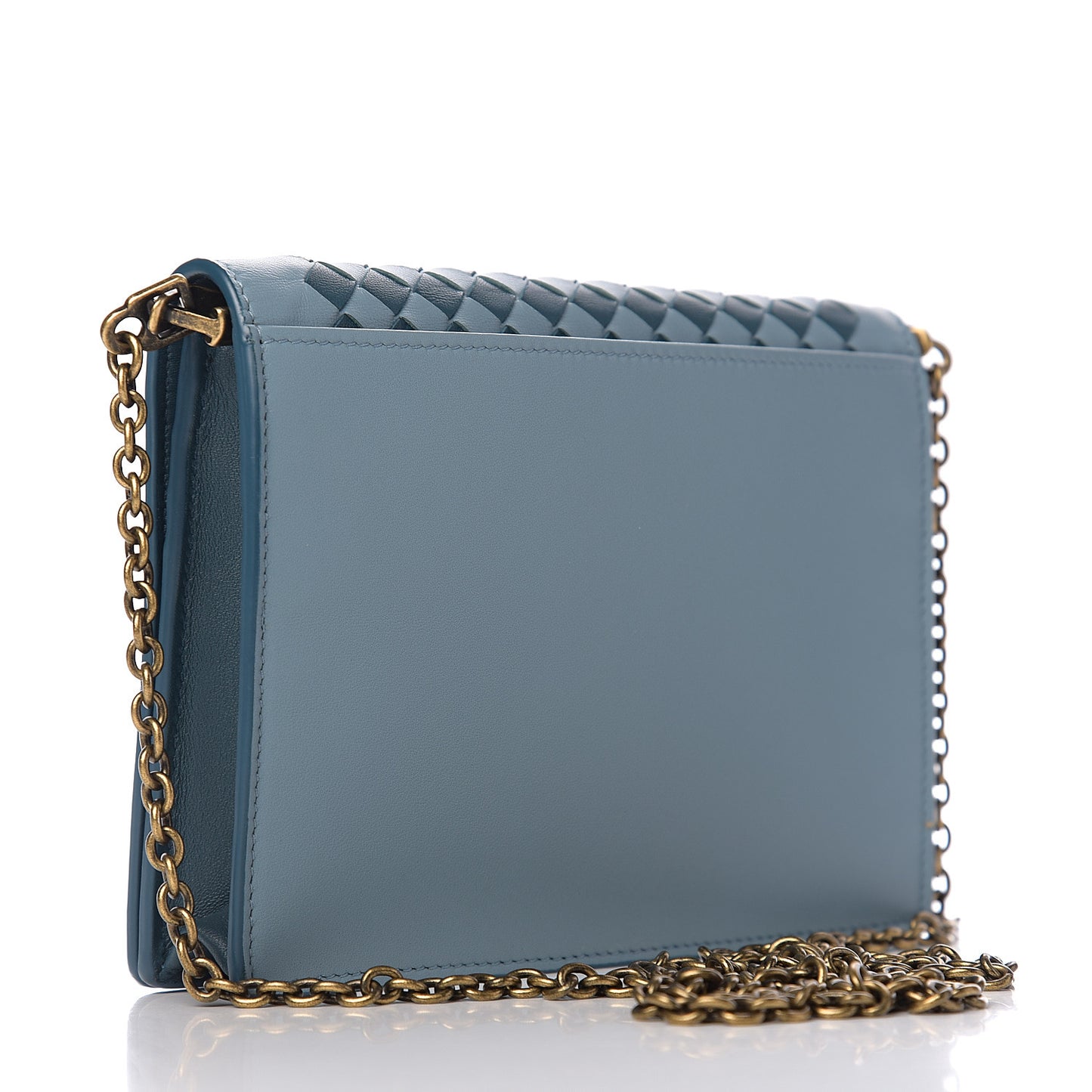 Nappa Intrecciato Checker Chain Wallet Tweedia Brighton