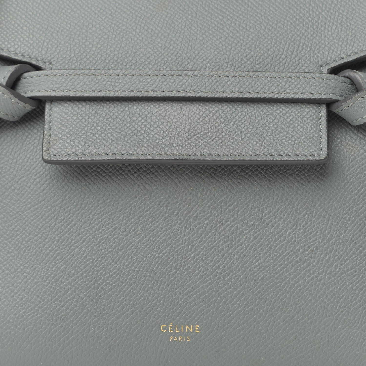 Celine Grained Calfskin Nano Belt Bag Grey 8 of 18