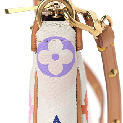 Louis Vuitton Monogram Multicolor Pochette Accessories White 10 of 12