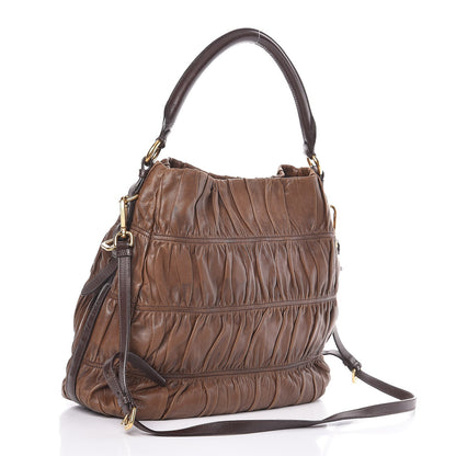 Prada Nappa Gaufre Hobo Noce 4 of 16