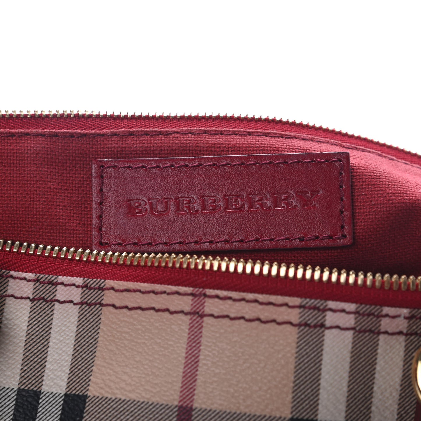 Haymarket Check Small Salisbury Tote Military Red