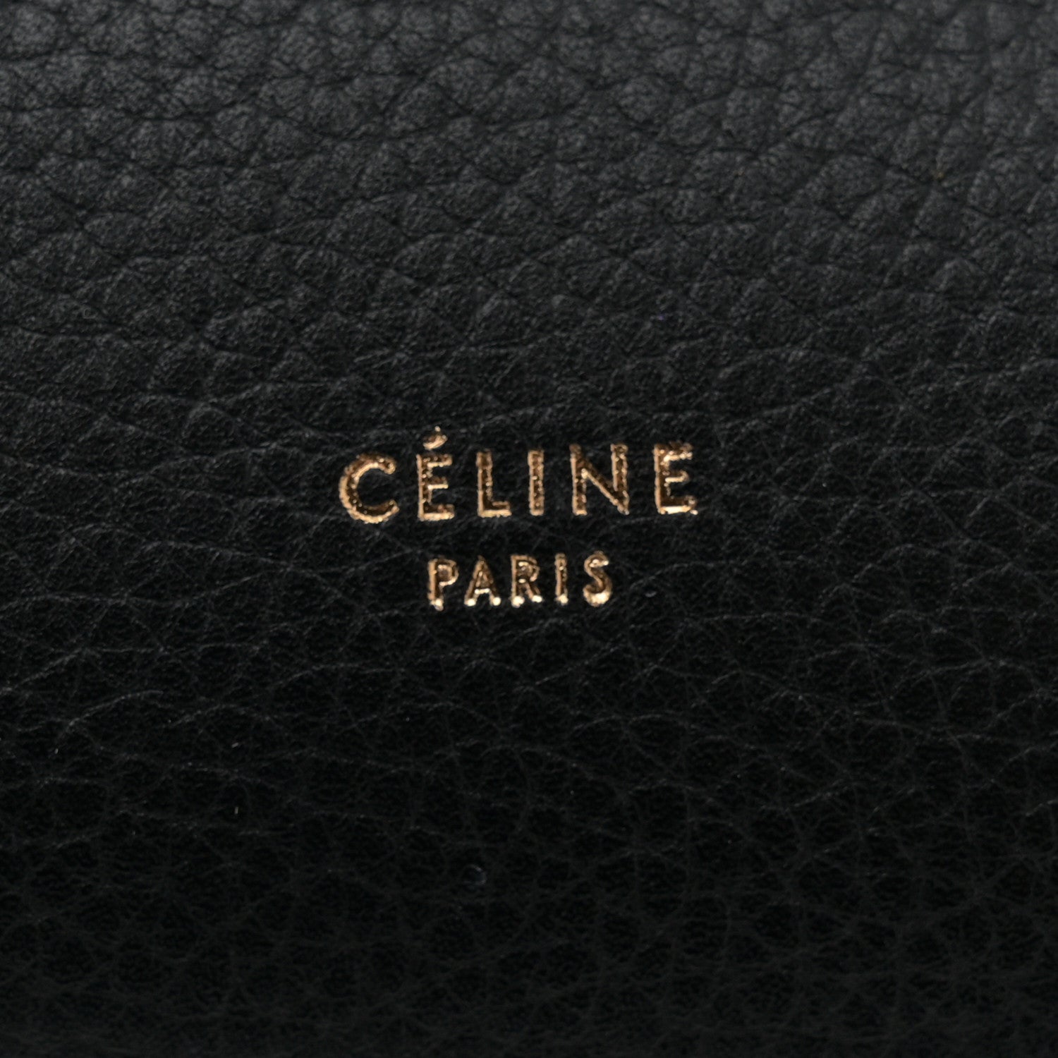 Celine Drummed Calfskin Mini Belt Bag Black 6 of 14